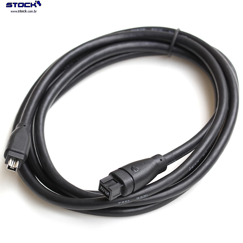 Cabo Firewire IEEE1394 9V x 4C 3.00 Mts Preto