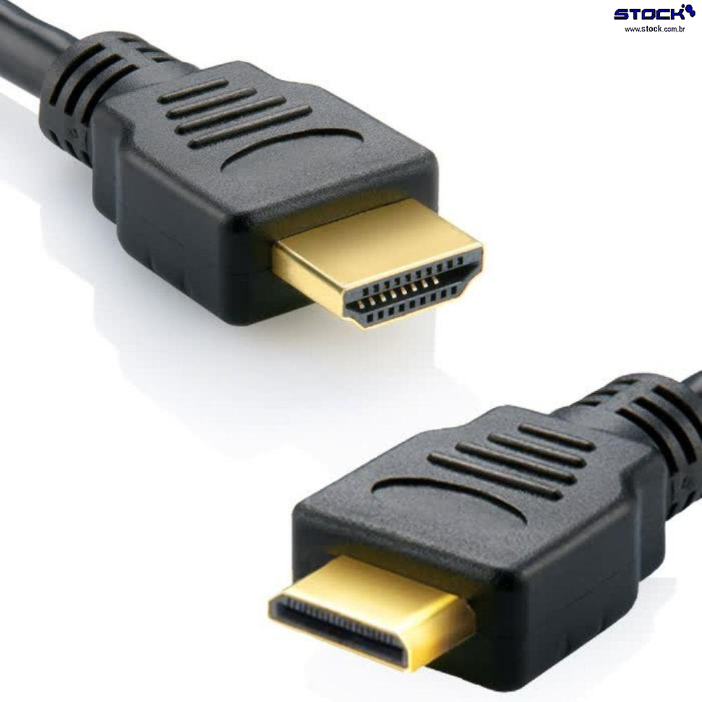 Cabo HDMI Macho x HDMI Macho 10.00 Mts Contatos Dourado V1.4 com filtro Preto