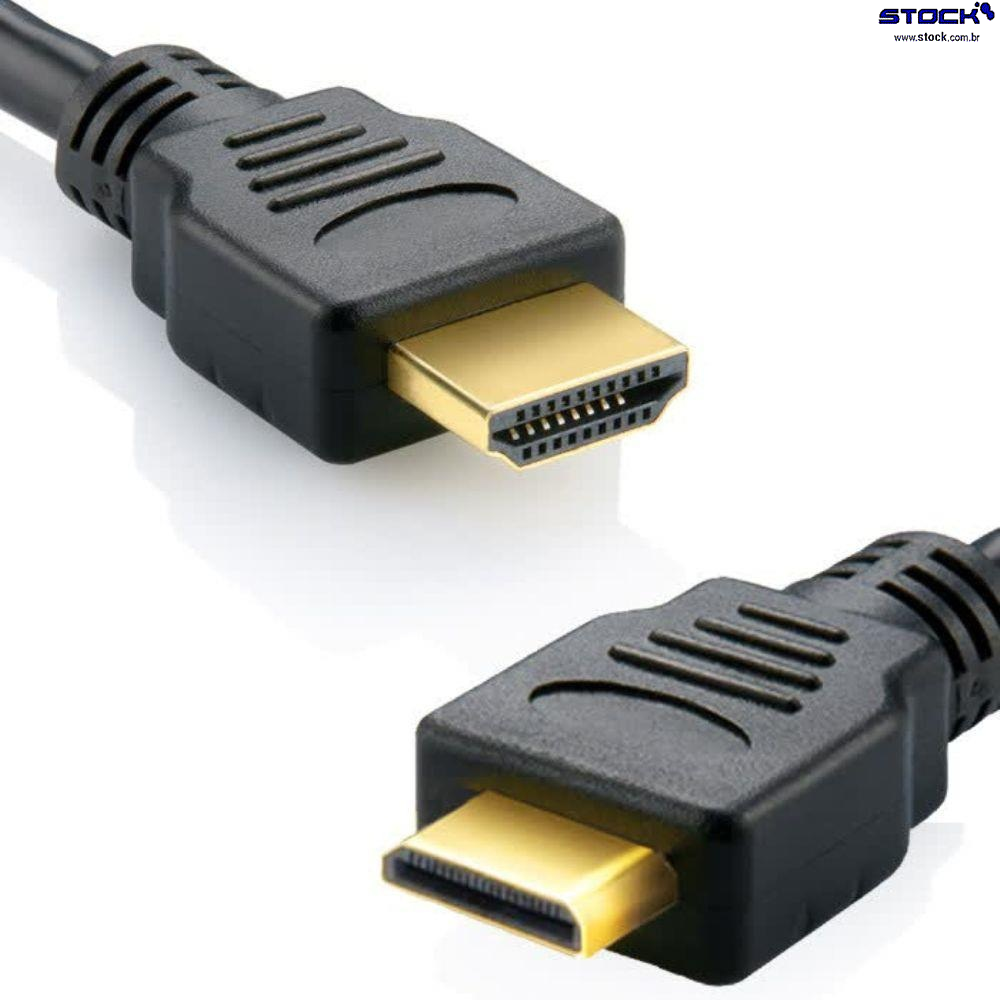 Cabo HDMI Macho x HDMI Macho 20.00 Mts Contatos Dourado V1.4 com filtro Preto