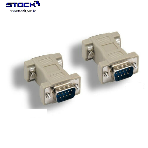 Adaptador-Serial-DB09-Macho-x-DB09-Macho-Cinza