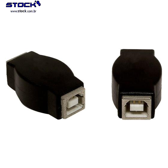 Adaptador-USB-B-Fêmea-x-USB-B-Fêmea---Preto