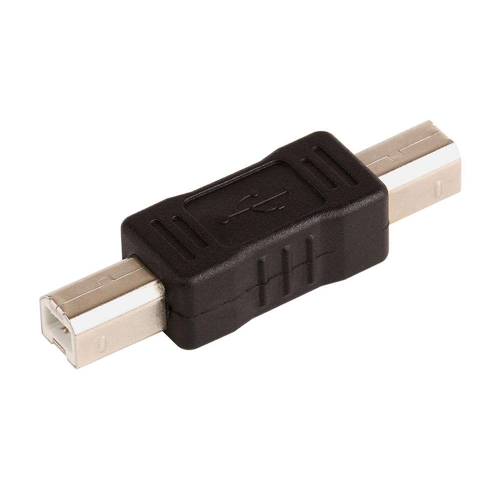 Adaptador USB B Macho x USB B Macho - Preto