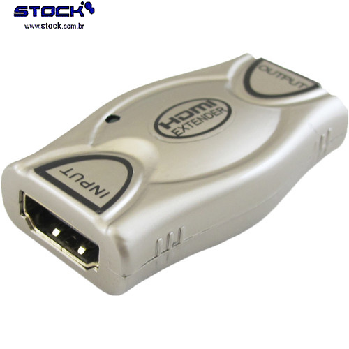 Adaptador Extensor HDMI Fêmea Amplificado