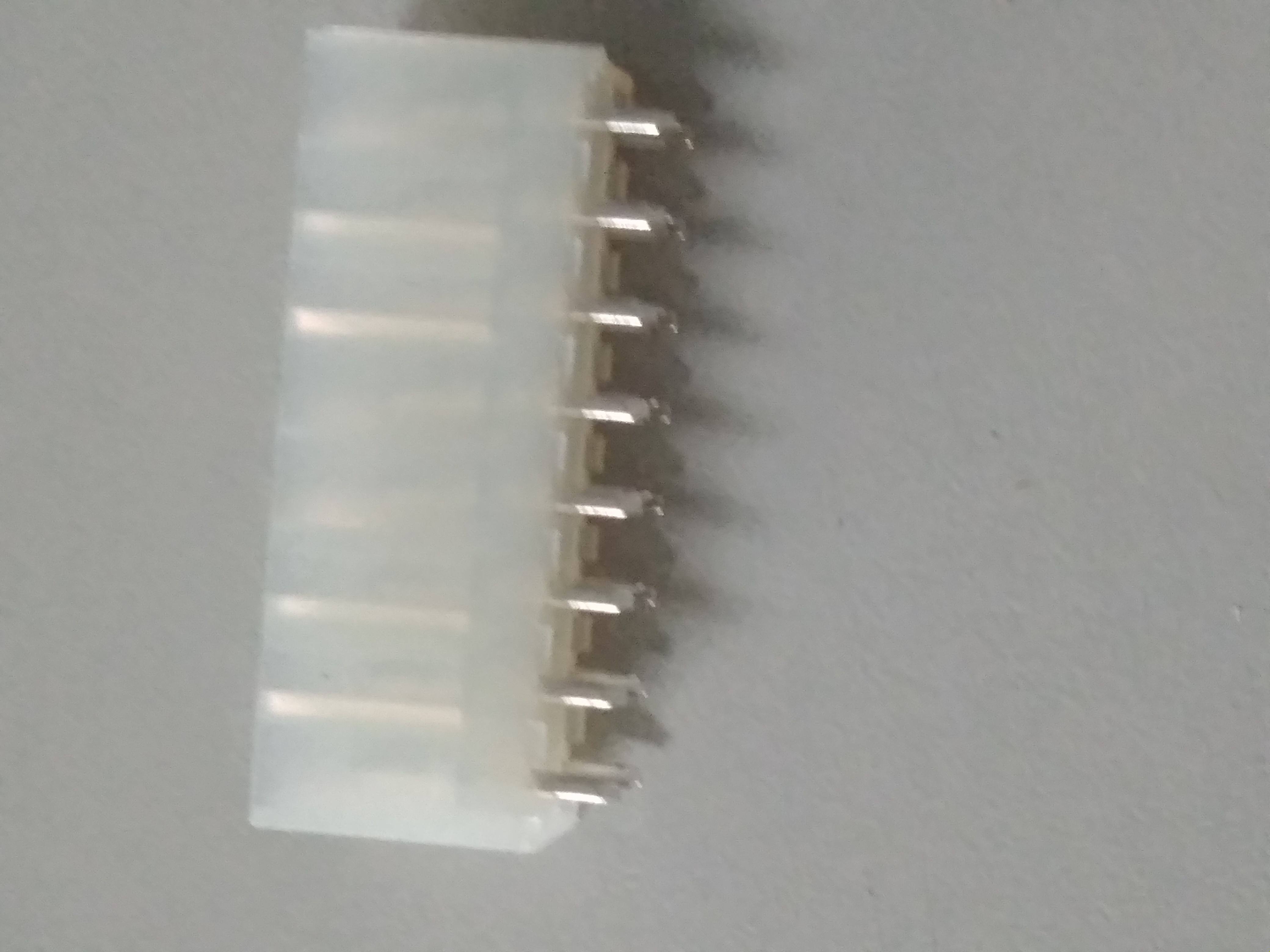 Conector Mini Fit 180 Graus 16 Vias PCI sem Peg