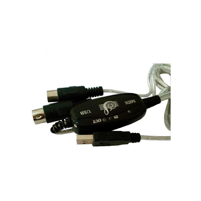 Cabo-USB-para-2-Saídas-MIDI-Preto