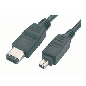 Cabo-Firewire-IEEE1394-6V-x-4C-180-Mts-Preto