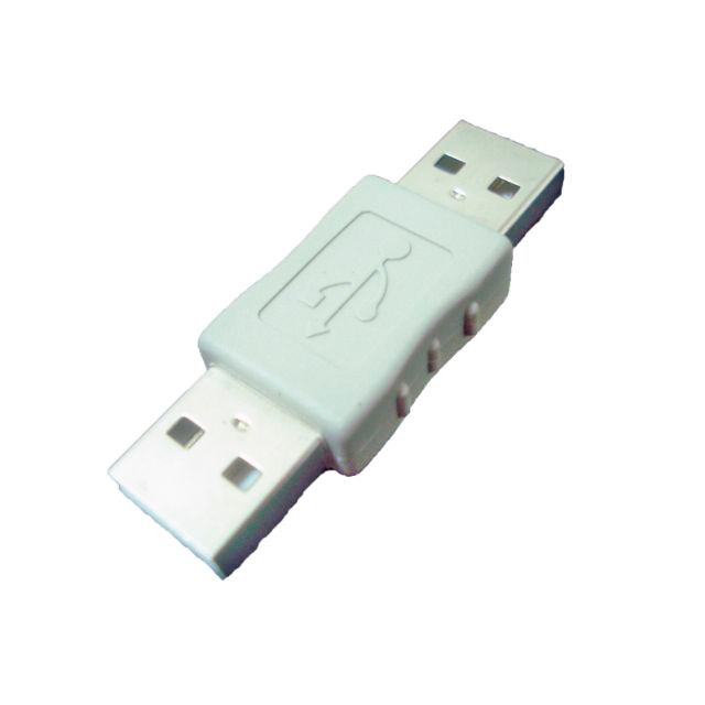 Adaptador USB A Macho x A Macho Cinza