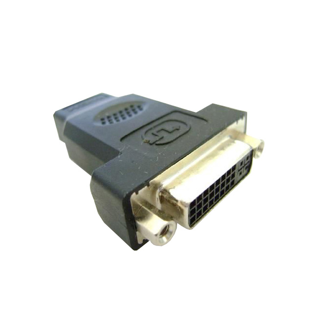 Adaptador-HDMI-Macho-x-DVI-I-Dual-link-245-Fêmea---Contatos-Dourado---Preto