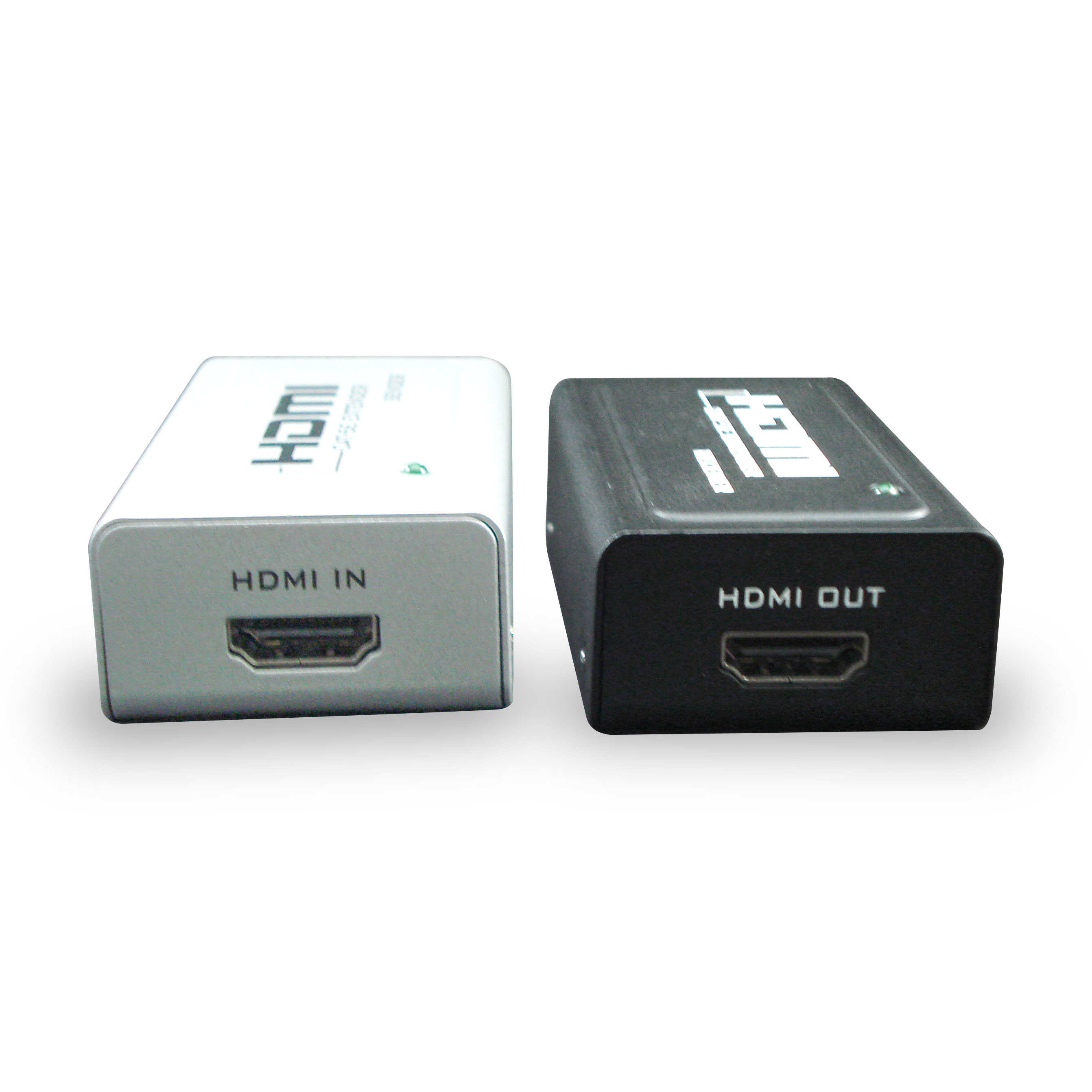 Adaptador Extensor HDMI Fêmea para RJ45 Fêmea Cinza / Preto