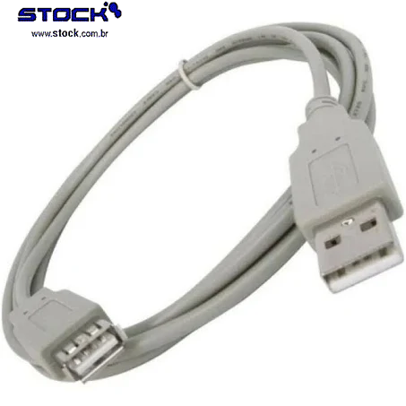 Cabo Extersor USB A Macho x A Fêmea 3.00m Versão 1.1 Preto